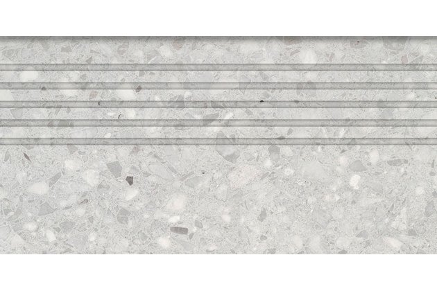 Schodovka Tubadzin Macchia grey mat rektifikovaná 30x60 Schodovka Tubadzin Macchia grey mat rektifikovaná 30x60