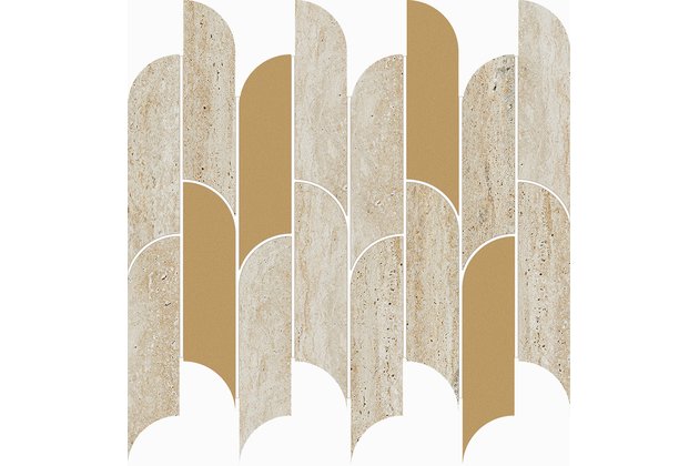 Mozaika Tubadzin Tissue beige pololesk 27x30