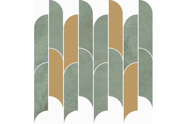 Mozaika Tubadzin Tissue green pololesk 27x30