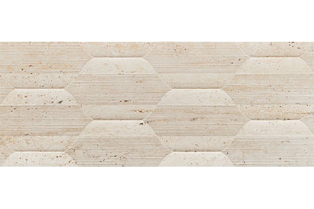 Obklad Tubadzin Tissue ivory struktura mat rektifikovaný 30x75