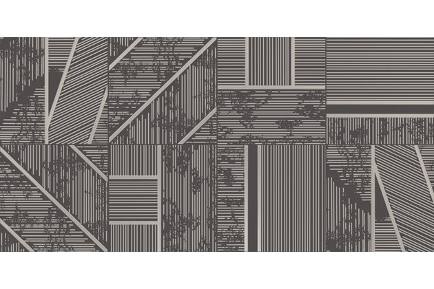 Dekor Tubadzin Duo graphite B pololesk rektifikovaný 30x60