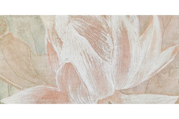 Dekor Tubadzin Tortora flowers 2A mat rektifikovaný 60x120