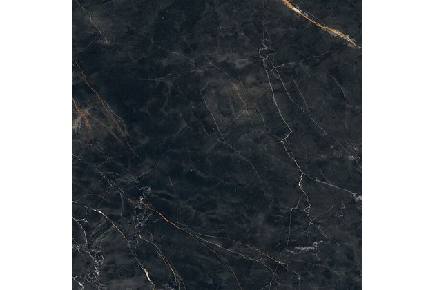 Dlažba Tubadzin Shinestone black mat rektifikovaná 60x60