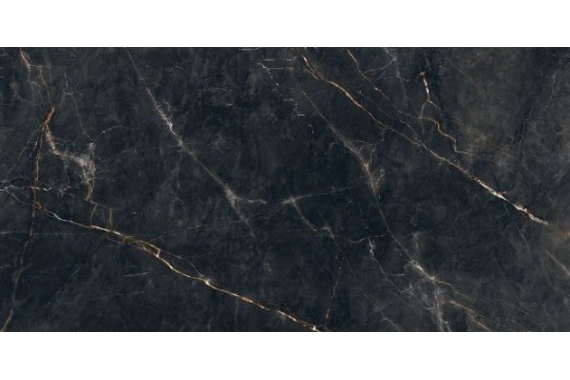 Dlažba Tubadzin Shinestone black lesk rektifikovaná 120x275