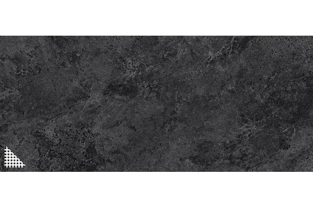 Dlažba Tubadzin Vanilla black struktura mat rektifikovaná 120x275