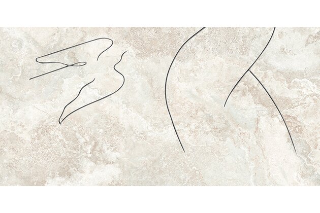 Dekor Tubadzin Teri Soft Line A struktura pololesk rektifikovaný 60x120 Dekor Tubadzin Teri Soft Line A struktura pololesk rektifikovaný 60x120