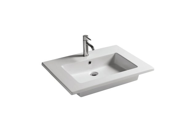 EDEN 7222 umyvadlo bílé 46x71 hranaté s otvorem