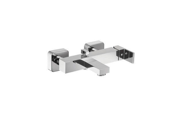 SQ vanová nástěnná baterie 150 mm, bez příslušenství, chrom UH00360 SQ vanová nástěnná baterie 150 mm, bez příslušenství, chrom UH00360