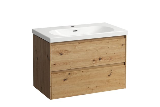 Lani skříňka pod umyvadlo 79x52 se 2 zásuvkami, pro umyvadlo H8100870001041 divoký dub H4035521122671