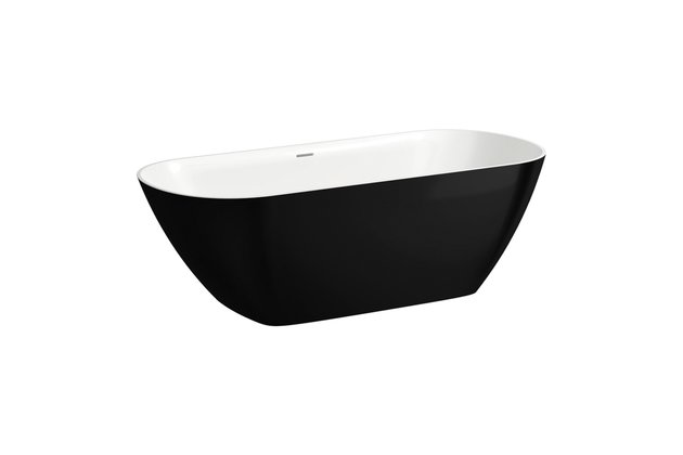 Lua vana 170x75 volně stojící černá L/ bílá L H2200820640001 Lua vana 170x75 volně stojící černá L/ bílá L H2200820640001