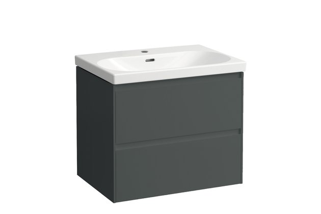 Lani skříňka pod umyvadlo 64x52 se 2 zásuvkami, pro umyvadlo H8100840001041 šedá traffic H4035421122661