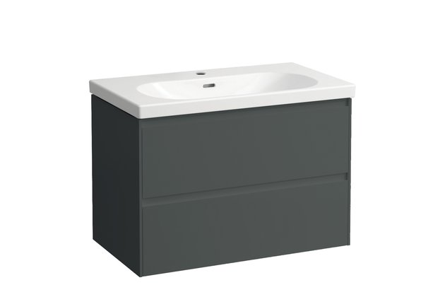 Lani skříňka pod umyvadlo 79x52 se 2 zásuvkami, pro umyvadlo H8100870001041 šedá traffic H4035521122661