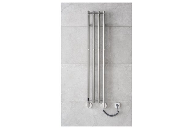 Sušák PMH Mona elektrický kabel vpravo, 331x1533 mm, leštěná nerez, MO1SS-RK Sušák PMH Mona elektrický kabel vpravo, 331x1533 mm, leštěná nerez, MO1SS-RK