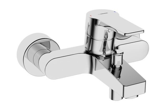 Baterie Hansa Twist vanová/sprchová nástěnná chrom, 09742183