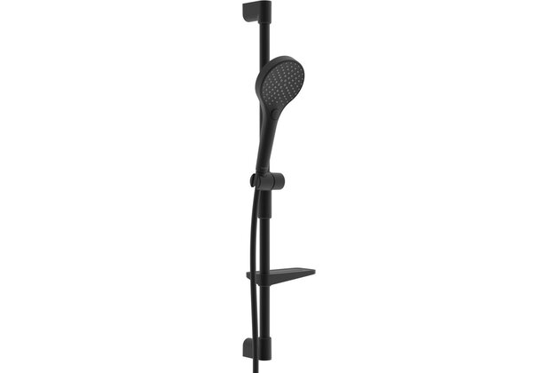 Sprchový set Hansa Viva s tyčí černý mat, 4416021033