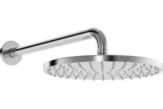 Sprcha hlavová Hansa Viva 250mm s dešťovou sprchou broušená ocel, 4426020080