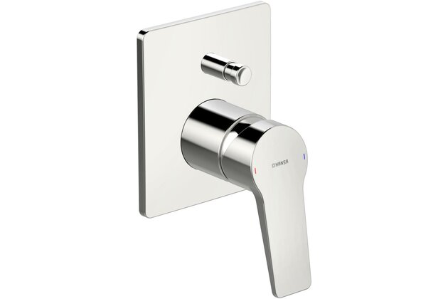 Nadomítkový díl Hansa Twist pro podomítkovou vanovou baterii chrom, 49769003