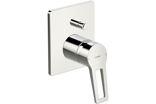 Nadomítkový díl Hansa Twist pro podomítkovou vanovou baterii chrom, 49769005