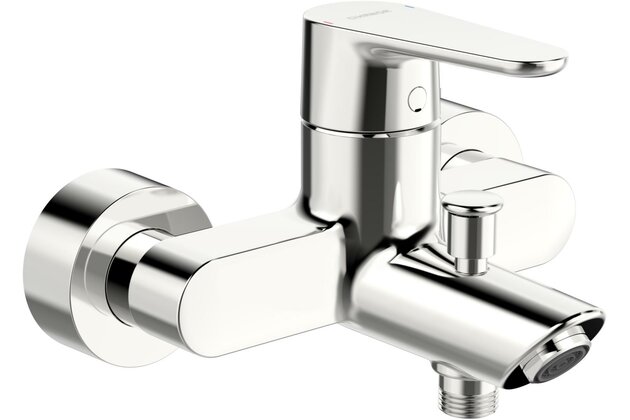 Baterie Hansa Vantis vanová/sprchová nástěnná chrom, 52442263