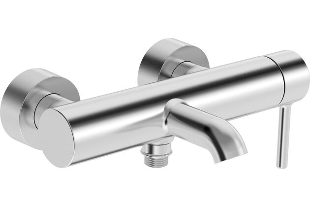 Baterie Hansa Vantis vanová/sprchová nástěnná broušená ocel, 5444220780