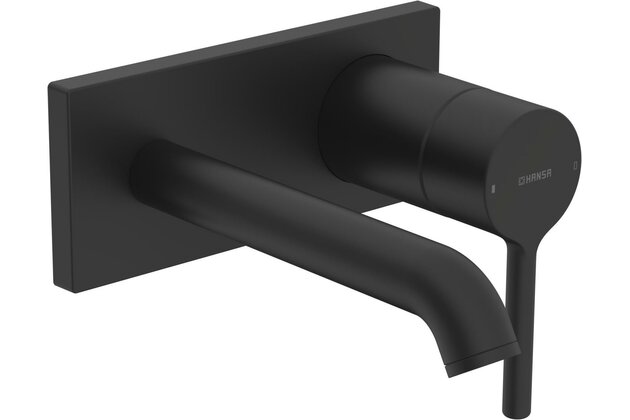 Nadomítkový díl Hansa Vantis pro podomítkovou umyvadlovou baterii černý mat, 5480210733