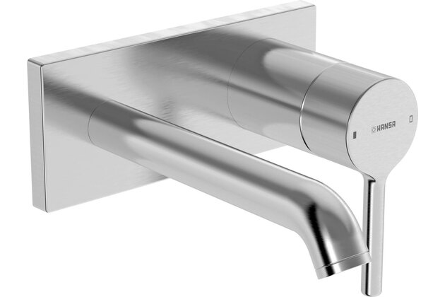 Nadomítkový díl Hansa Vantis pro podomítkovou umyvadlovou baterii broušená ocel, 5480210780