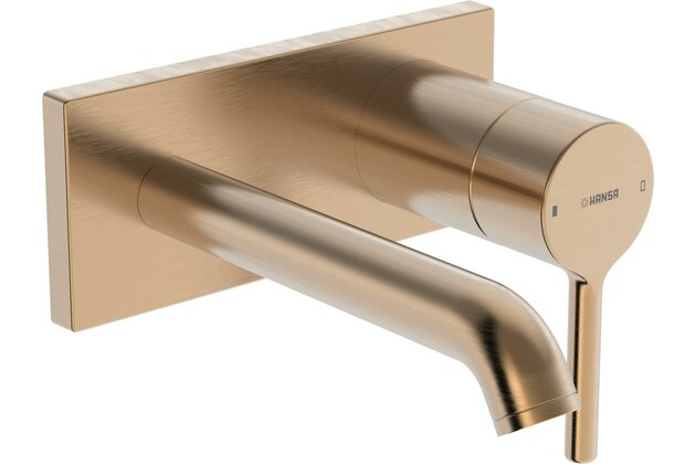 Nadomítkový díl Hansa Vantis pro podomítkovou umyvadlovou baterii broušený bronz, 5480210781