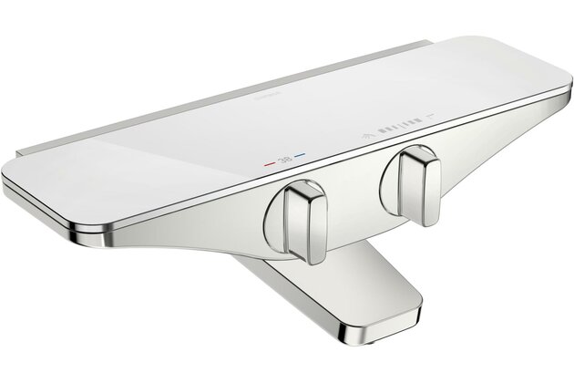 Baterie Hansa Emotion vanová/sprchová nástěnná chrom/bílá, 5864217182