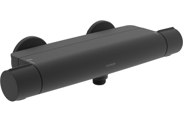 Baterie Hansa Optima sprchová nástěnná černá mat, 6514020133