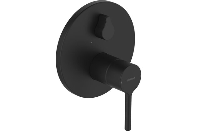 Nadomítkový díl Hansa Vantis pro podomítkovou vanovou baterii černý mat, 8260906733