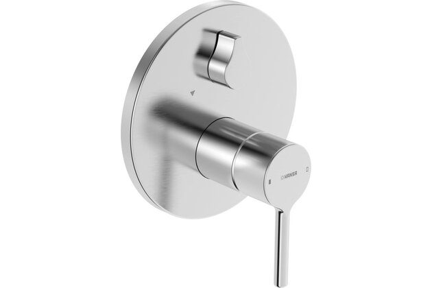 Nadomítkový díl Hansa Vantis pro podomítkovou vanovou baterii broušená ocel, 8260906780