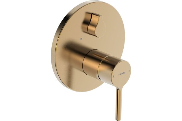 Nadomítkový díl Hansa Vantis pro podomítkovou vanovou baterii broušený bronz, 8260906781