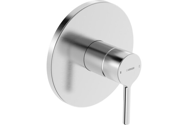 Nadomítkový díl Hansa Vantis pro podomítkovou sprchovou baterii broušená ocel, 8261906780