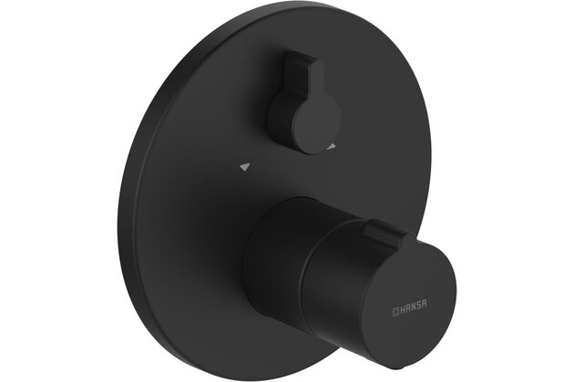 Nadomítkový díl Hansa Home pro podomítkovou vanovou baterii černá mat, 8862904533