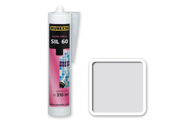 Silikon sanitární Murexin SIL 60 silbergrau 310 ml
