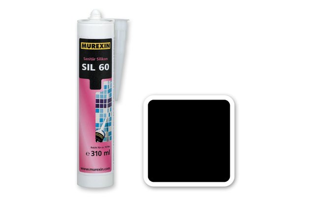 Silikon sanitární Murexin SIL 60 černá 310 ml
