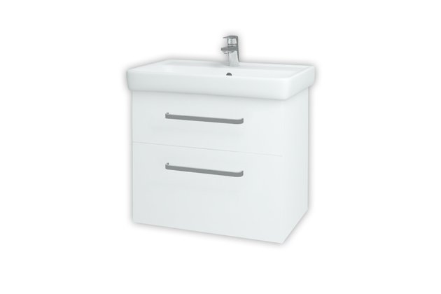 Q Max SZZ2 70 koupelnová skříňka bílá lesk N01 / bílá vysoký lesk L01 60155 Q Max SZZ2 70 koupelnová skříňka bílá lesk N01 / bílá vysoký lesk L01 60155