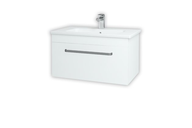 Aston SZZ 80 koupelnová skříňka bílá lesk N01 / bílá vysoký lesk L01 137526