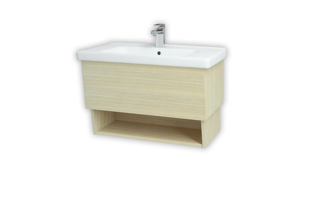 Invence SZZO 80 koupelnová skříňka (umyvadlo Harmonia) dub D04 / dub D04 147174