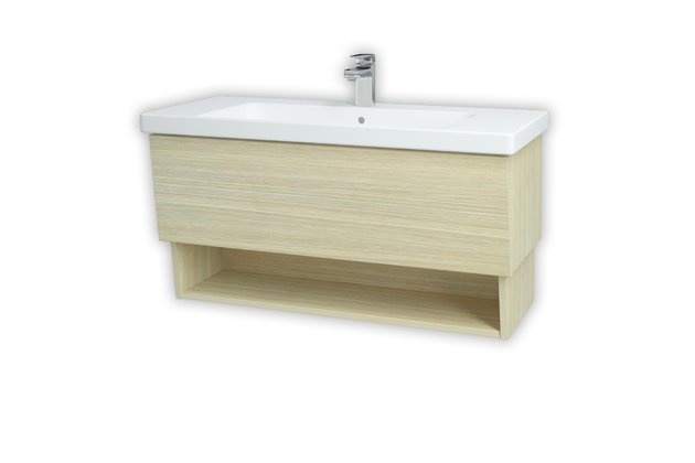 Invence SZZO 100 koupelnová skříňka (umyvadlo Harmonia) dub D04 / dub D04 147488 Invence SZZO 100 koupelnová skříňka (umyvadlo Harmonia) dub D04 / dub D04 147488