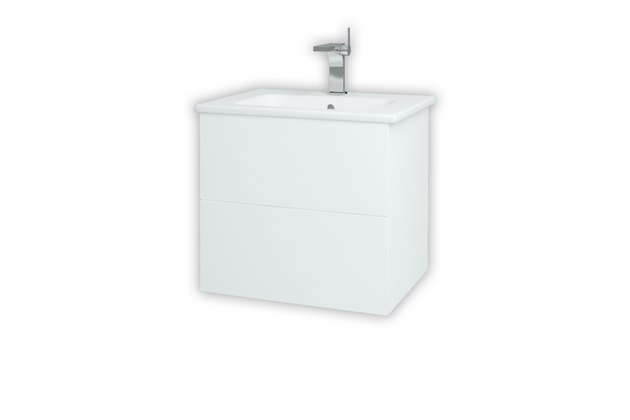 Variante SZZ2 60 koupelnová skříňka (umyvadlo Euphoria) bílá lesk N01 / bílá vysoký lesk L01 159726 Variante SZZ2 60 koupelnová skříňka (umyvadlo Euphoria) bílá lesk N01 / bílá vysoký lesk L01 159726