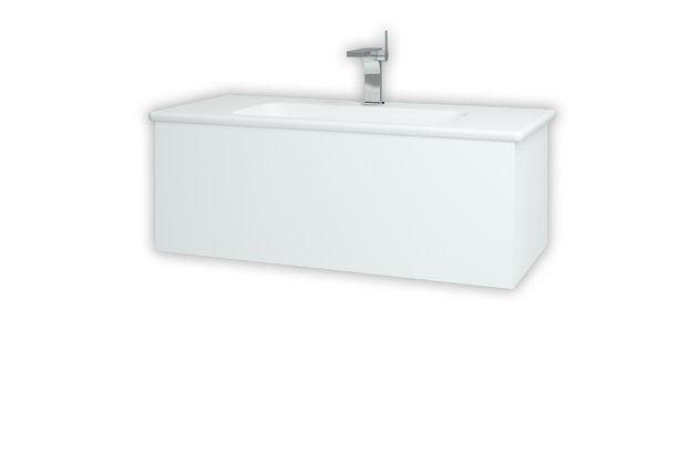 Variante SZZ 100 koupelnová skříňka (umyvadlo Euphoria) bílá lesk N01 / bílá vysoký lesk L01 160548 Variante SZZ 100 koupelnová skříňka (umyvadlo Euphoria) bílá lesk N01 / bílá vysoký lesk L01 160548