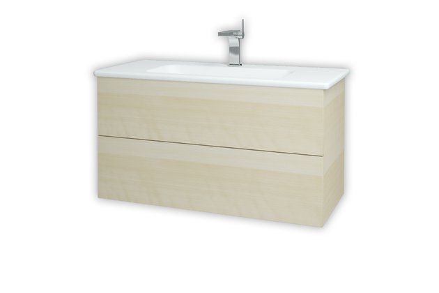 Variante SZZ2 100 koupelnová skříňka (umyvadlo Euphoria) bříza D02 / bříza D02 160616 Variante SZZ2 100 koupelnová skříňka (umyvadlo Euphoria) bříza D02 / bříza D02 160616