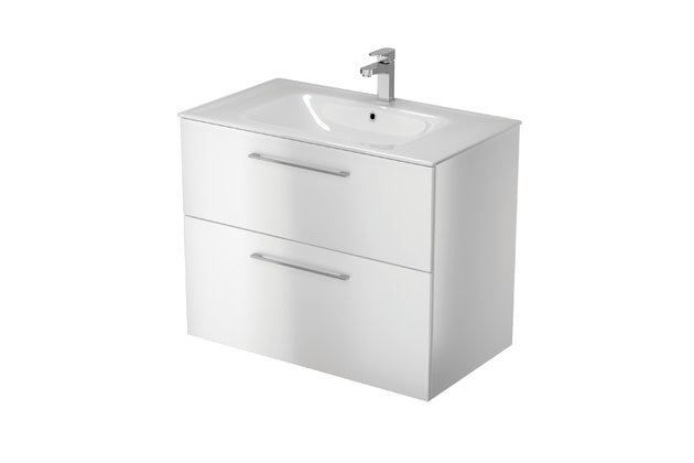 STAR SZZ2 90 sp.skříň 2 zásuv. bílá/bílá CROP 90