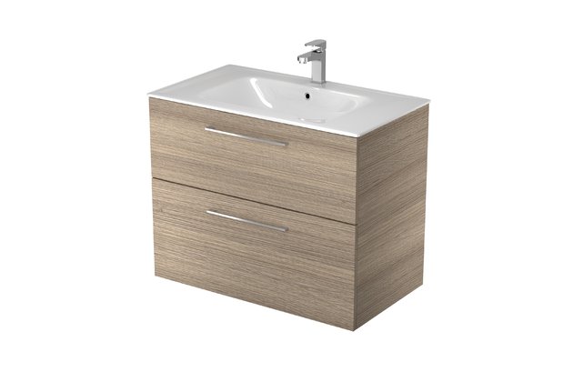 STAR SZZ2 90 sp.skříň 2 zásuv. cafe/cafe CROP 90