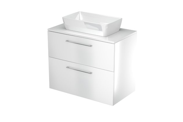 STAR SZZ2 90 BÍLÁ lesk/BÍLÁ lesk s deskou bez výře