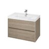 Skříňka Cersanit Crea 80 pod umyvadlo dub, S924-009