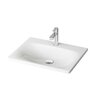 Umyvadlo Ravak Balance 80 nábytkové, s otvorem pro baterii, bez přepadu, bílá, XJX01280000