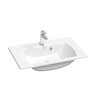 Umyvadlo Ravak Classic Slim 70 nábytkové, s otvorem pro baterii, s přepadem, bílá, XJX01170001