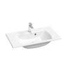 Umyvadlo Ravak Classic Slim 80 nábytkové, s otvorem pro baterii, s přepadem, bílá, XJX01180001